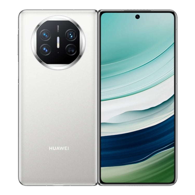 HUAWEI Mate X5, 12GB+256GB, 7.85 inch + 6.4 inch HarmonyOS 4.0.0 Kirin 9000S 7nm Octa-Core 2.16GHz, OTG, NFC, Not Support Google Play(White)