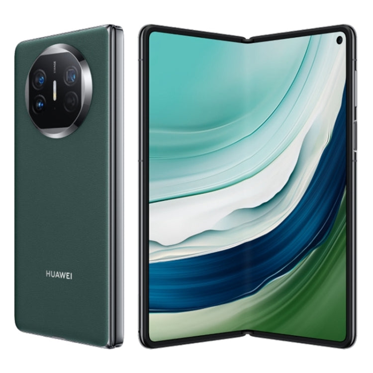 HUAWEI Mate X5, 12GB+512GB, 7.85 inch + 6.4 inch HarmonyOS 4.0.0 Kirin 9000S 7nm Octa-Core 2.16GHz, OTG, NFC, Not Support Google Play(Dark Green)