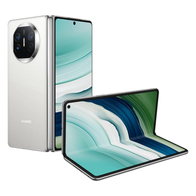 HUAWEI Mate X5, 12GB+512GB, 7.85 inch + 6.4 inch HarmonyOS 4.0.0 Kirin 9000S 7nm Octa-Core 2.16GHz, OTG, NFC, Not Support Google Play(White)