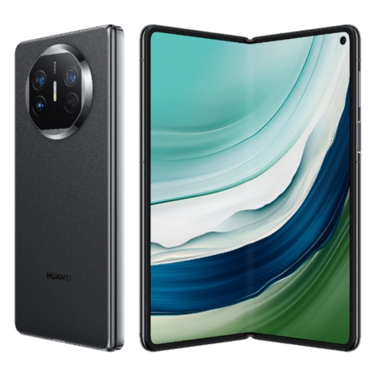 HUAWEI Mate X5, 12GB+512GB, 7.85 inch + 6.4 inch HarmonyOS 4.0.0 Kirin 9000S 7nm Octa-Core 2.16GHz, OTG, NFC, Not Support Google Play(Black)