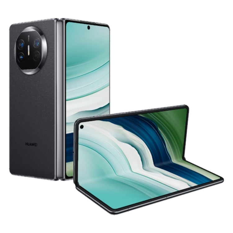 HUAWEI Mate X5, 12GB+512GB, 7.85 inch + 6.4 inch HarmonyOS 4.0.0 Kirin 9000S 7nm Octa-Core 2.16GHz, OTG, NFC, Not Support Google Play(Black)