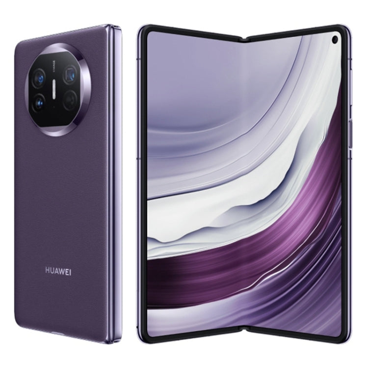 HUAWEI Mate X5, 16GB+1TB Collector Edition, 7.85 inch + 6.4 inch HarmonyOS 4.0.0 Kirin 9000S 7nm Octa-Core 2.16GHz, OTG, NFC, Not Support Google Play(Purple)