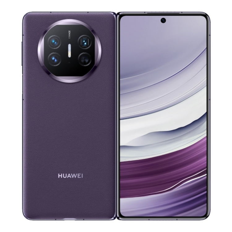 HUAWEI Mate X5, 16GB+1TB Collector Edition, 7.85 inch + 6.4 inch HarmonyOS 4.0.0 Kirin 9000S 7nm Octa-Core 2.16GHz, OTG, NFC, Not Support Google Play(Purple)