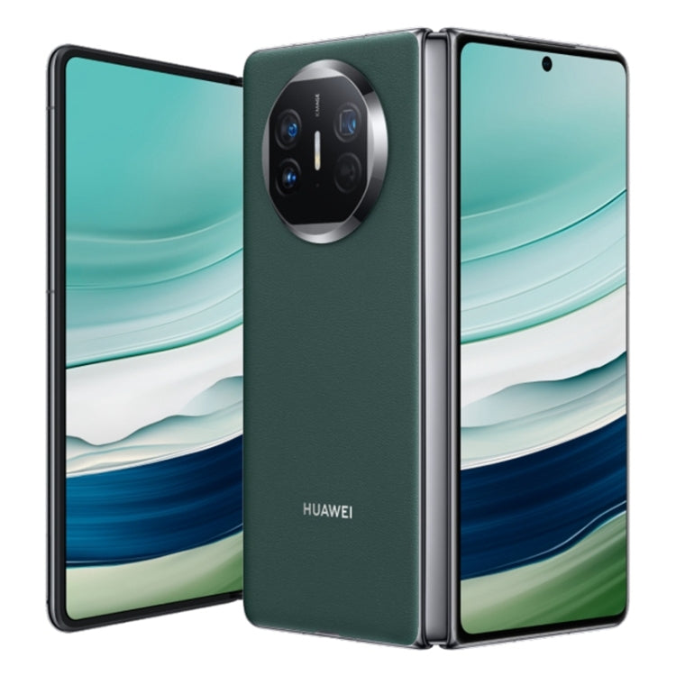 HUAWEI Mate X5, 16GB+1TB Collector Edition, 7.85 inch + 6.4 inch HarmonyOS 4.0.0 Kirin 9000S 7nm Octa-Core 2.16GHz, OTG, NFC, Not Support Google Play(Dark Green)