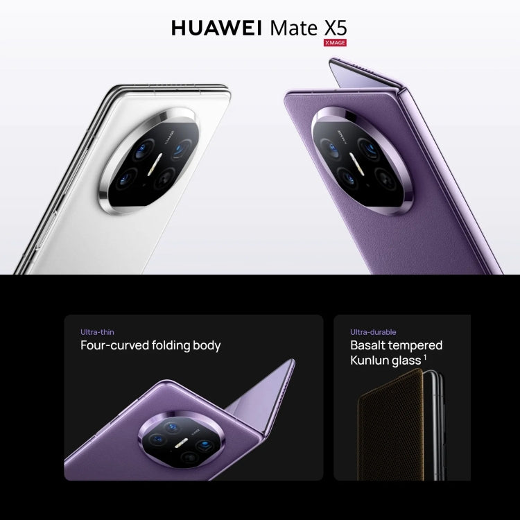 HUAWEI Mate X5, 16GB+1TB Collector Edition, 7.85 inch + 6.4 inch HarmonyOS 4.0.0 Kirin 9000S 7nm Octa-Core 2.16GHz, OTG, NFC, Not Support Google Play(Dark Green)