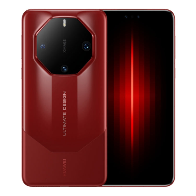 HUAWEI Mate 60 RS ULTIMATE DESIGN, 16GB+1TB, Screen Fingerprint Identification, 6.82 inch HarmonyOS 4.0 Kirin 9000S Octa Core up to 2.62GHz, NFC, OTG, Not Support Google Play(Red)