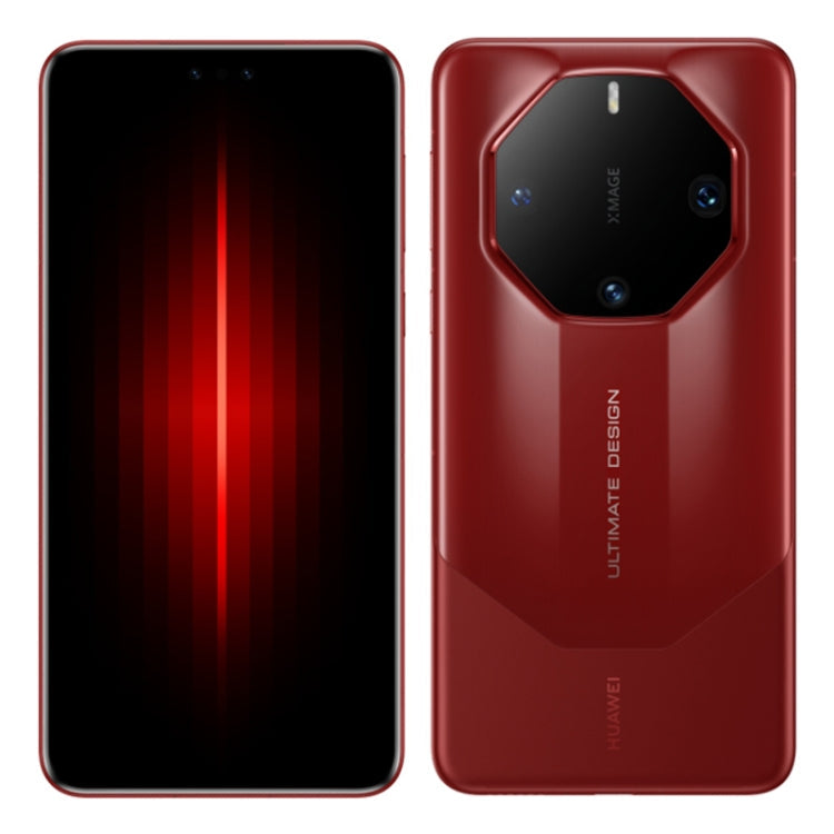 HUAWEI Mate 60 RS ULTIMATE DESIGN, 16GB+1TB, Screen Fingerprint Identification, 6.82 inch HarmonyOS 4.0 Kirin 9000S Octa Core up to 2.62GHz, NFC, OTG, Not Support Google Play(Red)