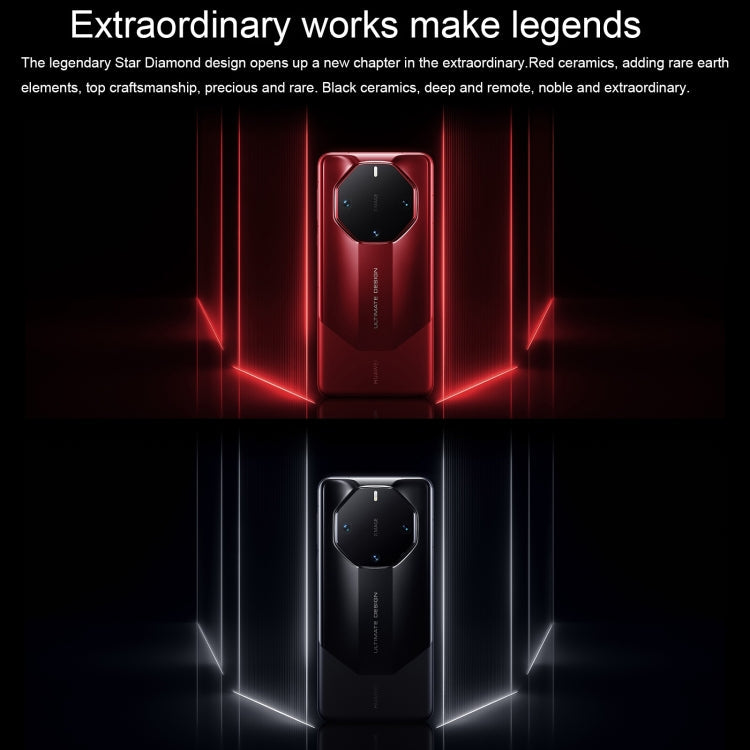 HUAWEI Mate 60 RS ULTIMATE DESIGN, 16GB+1TB, Screen Fingerprint Identification, 6.82 inch HarmonyOS 4.0 Kirin 9000S Octa Core up to 2.62GHz, NFC, OTG, Not Support Google Play(Red)