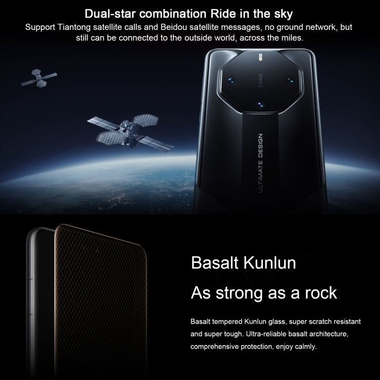 HUAWEI Mate 60 RS ULTIMATE DESIGN, 16GB+1TB, Screen Fingerprint Identification, 6.82 inch HarmonyOS 4.0 Kirin 9000S Octa Core up to 2.62GHz, NFC, OTG, Not Support Google Play(Red)