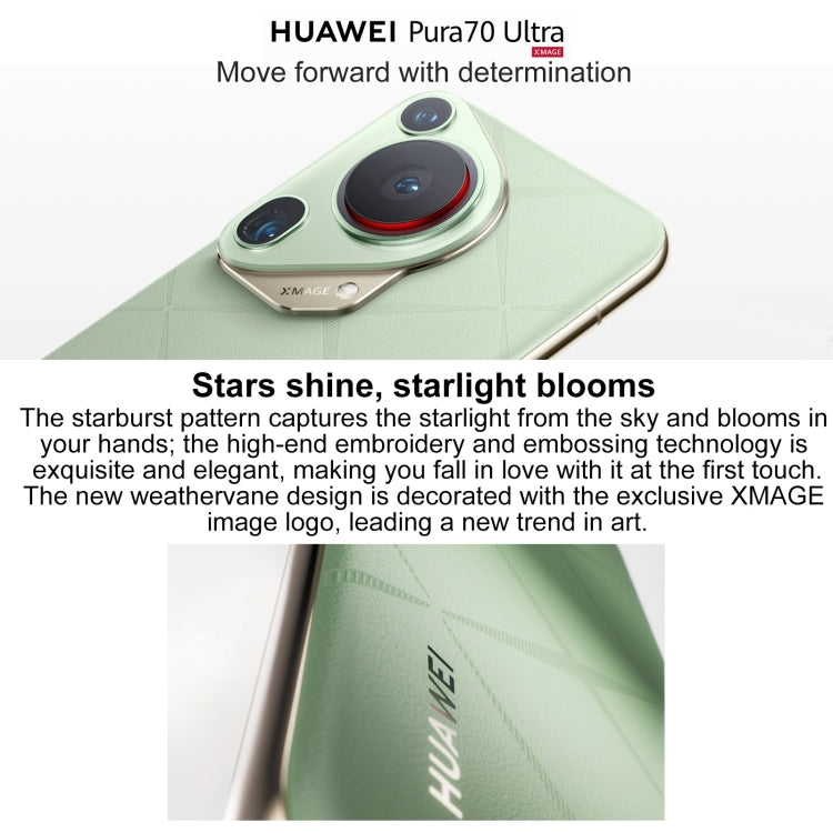 HUAWEI Pura 70 Ultra, 16GB+512GB, Screen Fingerprint Identification, 6.8 inch HarmonyOS 4.2 Kirin 9010 Octa Core up to 2.3GHz, NFC, OTG, Not Support Google Play(White)