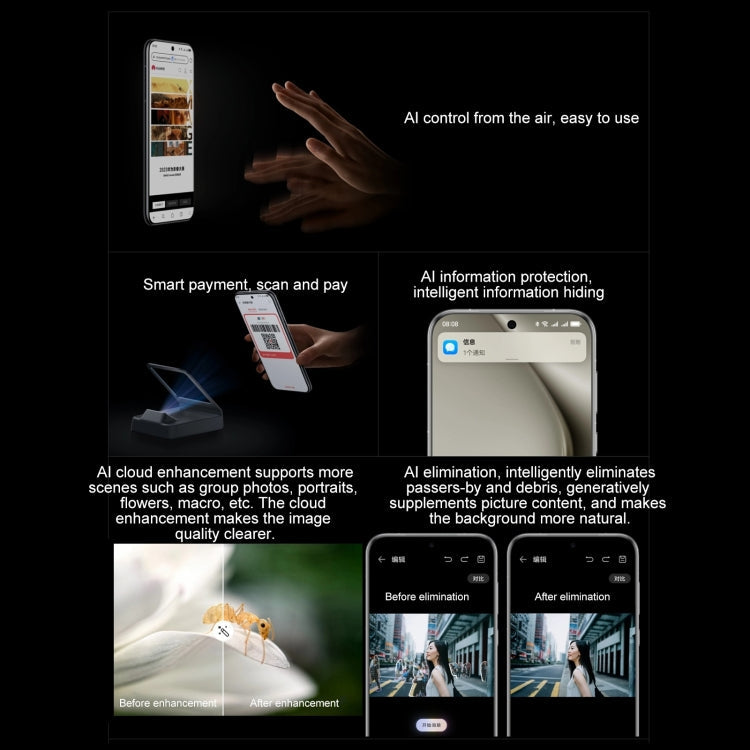 HUAWEI Pura 70 Ultra, 16GB+512GB, Screen Fingerprint Identification, 6.8 inch HarmonyOS 4.2 Kirin 9010 Octa Core up to 2.3GHz, NFC, OTG, Not Support Google Play(Black)