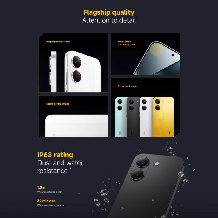 [HK Warehouse] Xiaomi POCO X8 Pro Global, 8GB+512GB, In-screen Fingerprint, 6.59 inch Xiaomi HyperOS 3 Dimensity 8500-Ultra Octa Core, NFC, Network: 5G (Black)