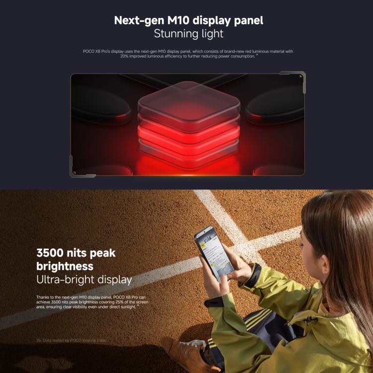 [HK Warehouse] Xiaomi POCO X8 Pro Global, 8GB+512GB, In-screen Fingerprint, 6.59 inch Xiaomi HyperOS 3 Dimensity 8500-Ultra Octa Core, NFC, Network: 5G (Black)