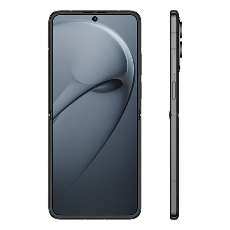 Huawei nova Flip S, 12GB+512GB, Side Fingerprint Identification, 6.94 inch + 2.14 inch HarmonyOS 5.1 Octa Core, NFC, OTG, Not Support Google Play (Nova Black)