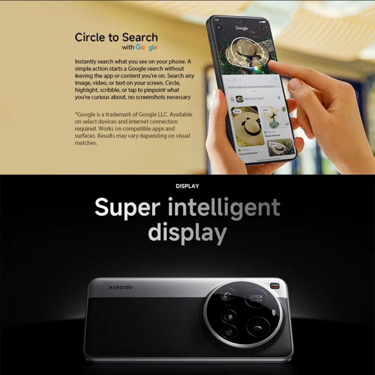 [HK Warehouse] Xiaomi 15 Ultra Global, 16GB+512GB, 3D Ultrasonic Fingerprint, 200MP Camera, 6.73 inch Xiaomi HyperOS 2 Snapdragon 8 Elite Octa Core 3nm, NFC, Network: 5G (Black)