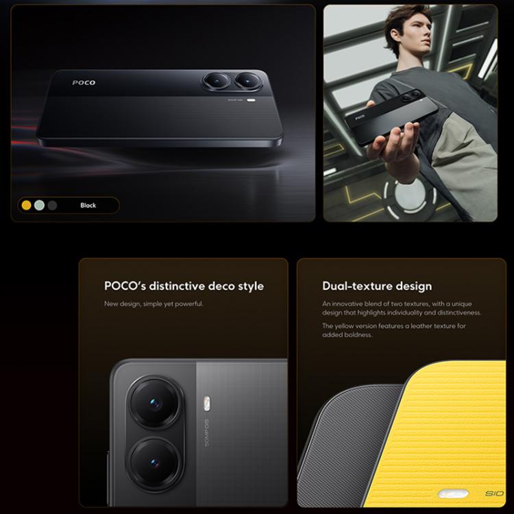 [HK Warehouse] Xiaomi POCO X7 Pro 5G Global, 12GB+256GB, In-screen Fingerprint, 6.67 inch Xiaomi HyperOS 2 MediaTek Dimensity 8400-Ultra Octa Core, NFC, Network: 5G (Black)