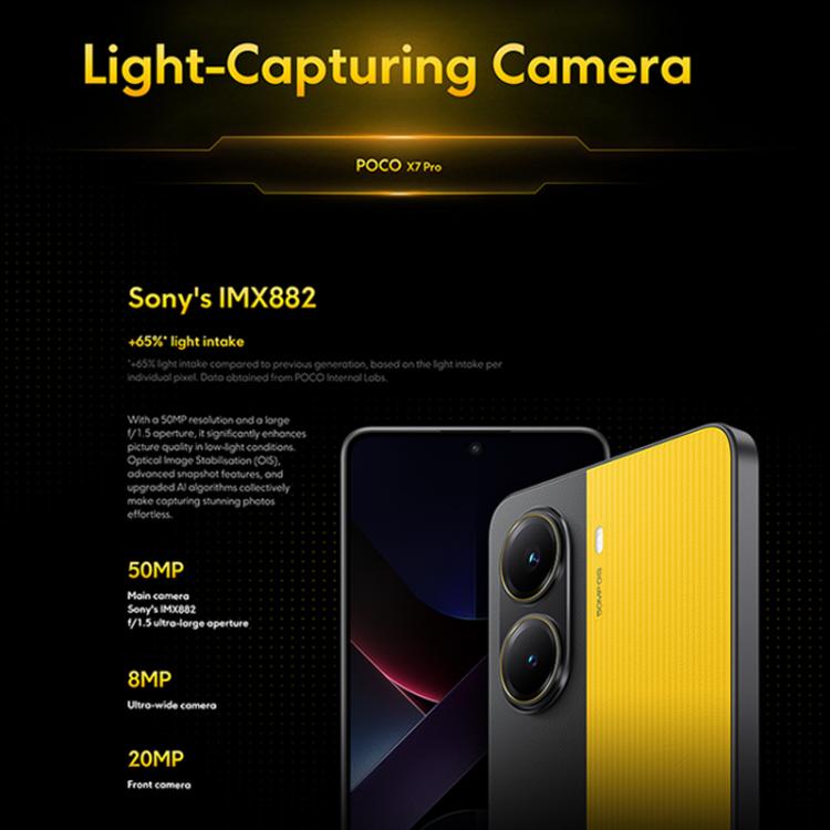 [HK Warehouse] Xiaomi POCO X7 Pro 5G Global, 12GB+256GB, In-screen Fingerprint, 6.67 inch Xiaomi HyperOS 2 MediaTek Dimensity 8400-Ultra Octa Core, NFC, Network: 5G (Black)