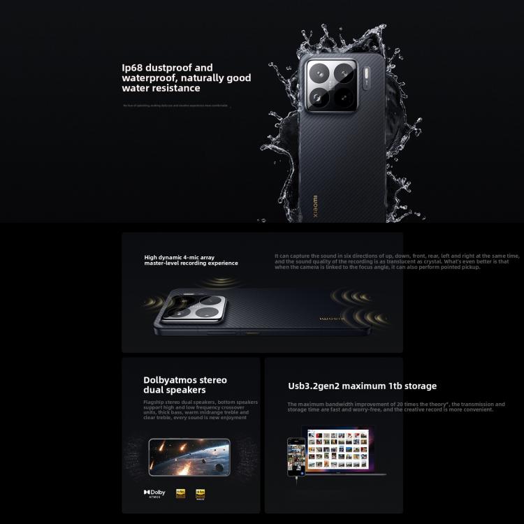 Xiaomi 15S Pro, 16GB+512GB, 3D Ultrasound Fingerprint, 6.73 inch Xiaomi HyperOS 2 Xring O1 3nm Deca-Core, NFC, Network: 5G (Blue)