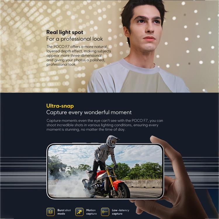 [HK Warehouse] Xiaomi POCO F7 Global, 12GB+512GB, In-screen Fingerprint, 6.83 inch Xiaomi HyperOS 2 Snapdragon 8s Gen 4 Octa Core, NFC, Network: 5G (Black)
