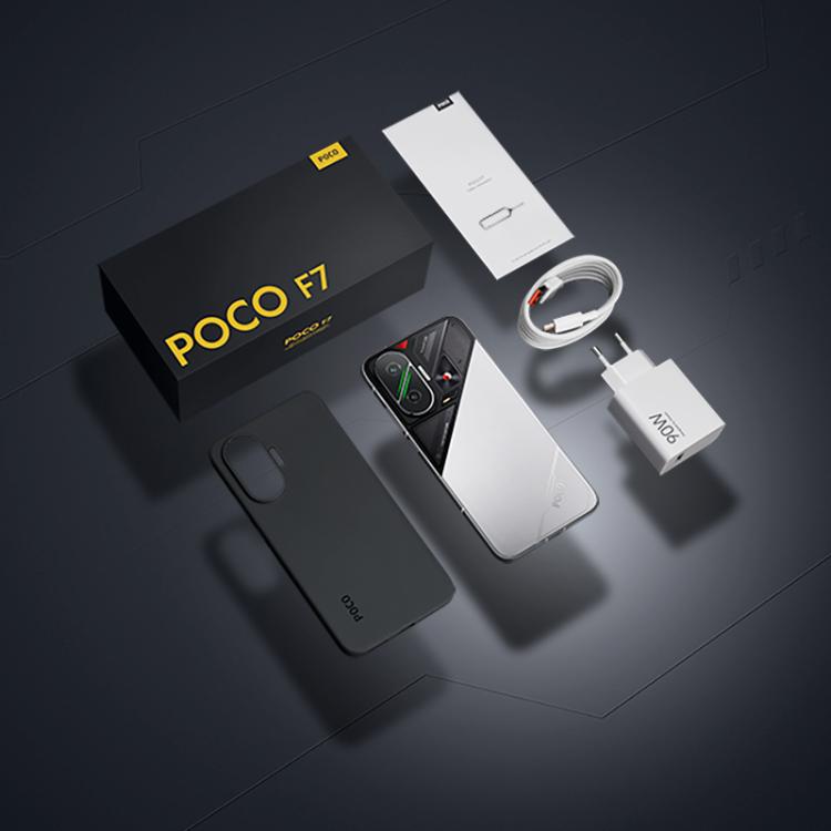 [HK Warehouse] Xiaomi POCO F7 Global, 12GB+512GB, In-screen Fingerprint, 6.83 inch Xiaomi HyperOS 2 Snapdragon 8s Gen 4 Octa Core, NFC, Network: 5G (Black)