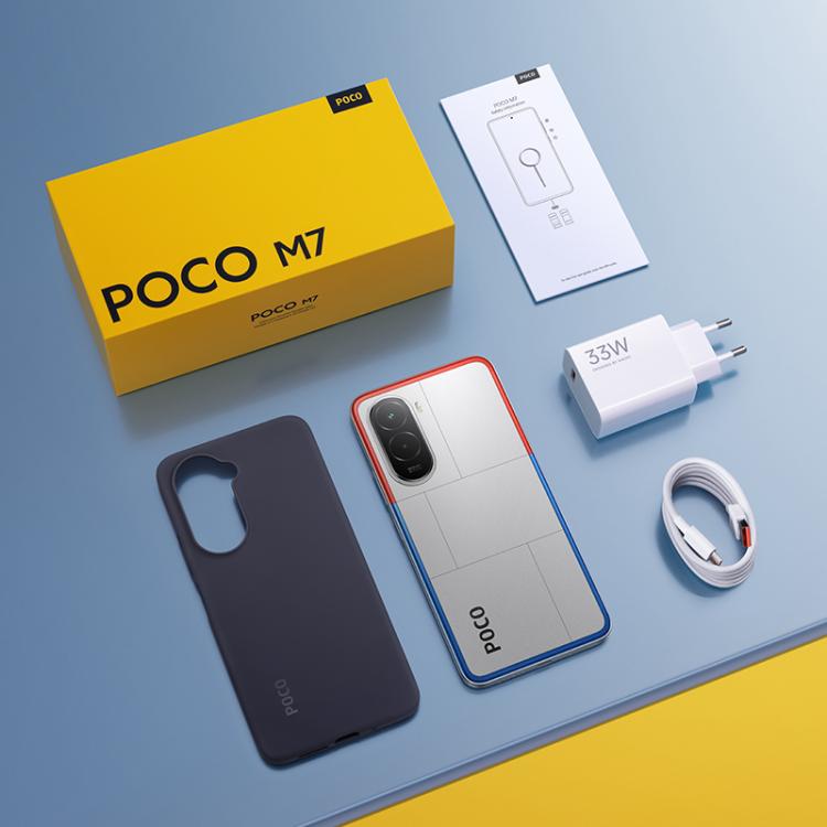 [HK Warehouse] Xiaomi POCO M7 Global, 6GB+128GB, Side Fingerprint, 6.9 inch Xiaomi HyperOS 2 Snapdragon 685 4G Octa Core, NFC, Network: 4G (Blue)