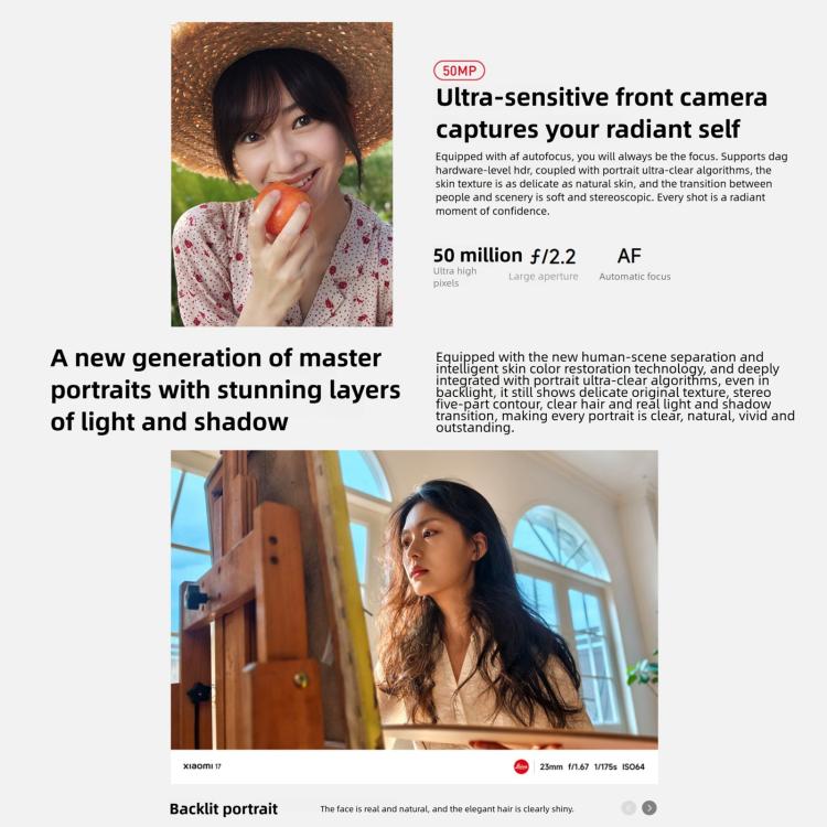 Xiaomi 17, 16GB+512GB, 3D Ultrasonic Fingerprint, 6.3 inch Xiaomi HyperOS 3 Snapdragon 8 Elite Gen 5 Octa Core, NFC, Network: 5G (Black)