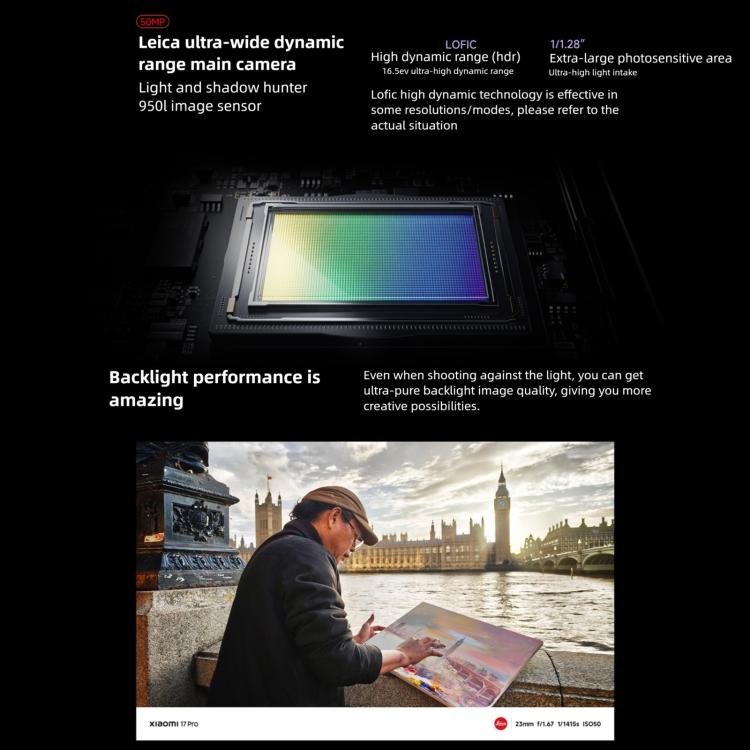 Xiaomi 17 Pro, 12GB+512GB, 3D Ultrasonic Fingerprint, 6.3 inch + 2.7 inch Xiaomi HyperOS 3 Snapdragon 8 Elite Gen 5 Octa Core, NFC, Network: 5G (Green)
