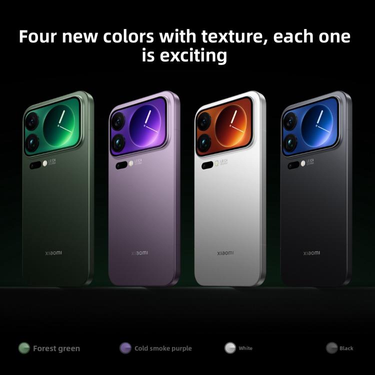 Xiaomi 17 Pro Max, 12GB+512GB, 3D Ultrasonic Fingerprint, 6.9 inch + 2.9 inch Xiaomi HyperOS 3 Snapdragon 8 Elite Gen 5 Octa Core, NFC, Network: 5G (Purple)