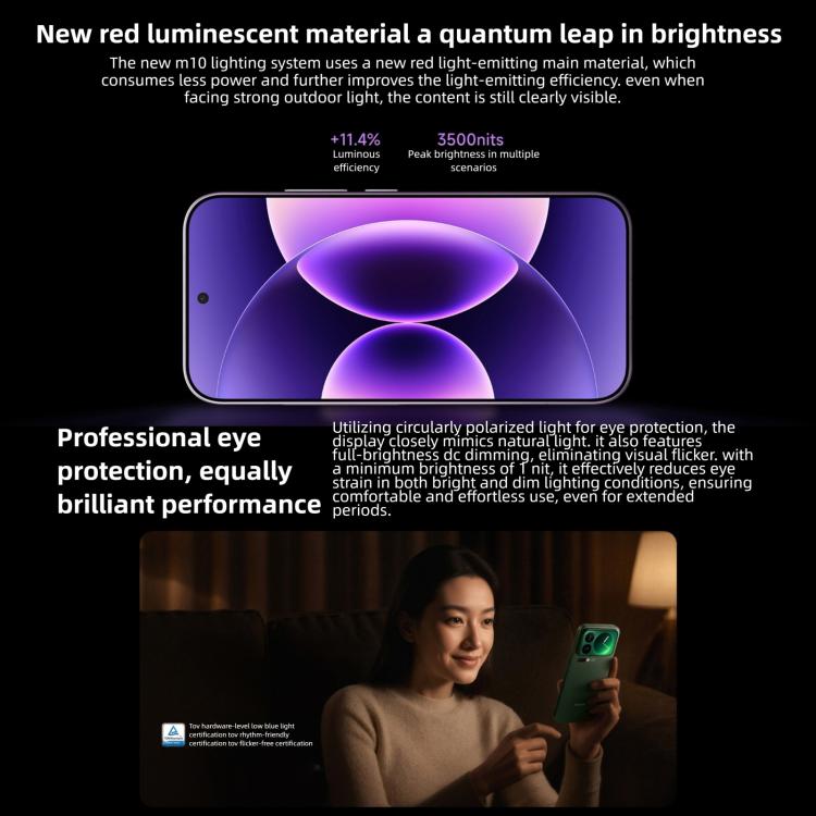 Xiaomi 17 Pro Max, 16GB+1TB, 3D Ultrasonic Fingerprint, 6.9 inch + 2.9 inch Xiaomi HyperOS 3 Snapdragon 8 Elite Gen 5 Octa Core, NFC, Network: 5G (White)