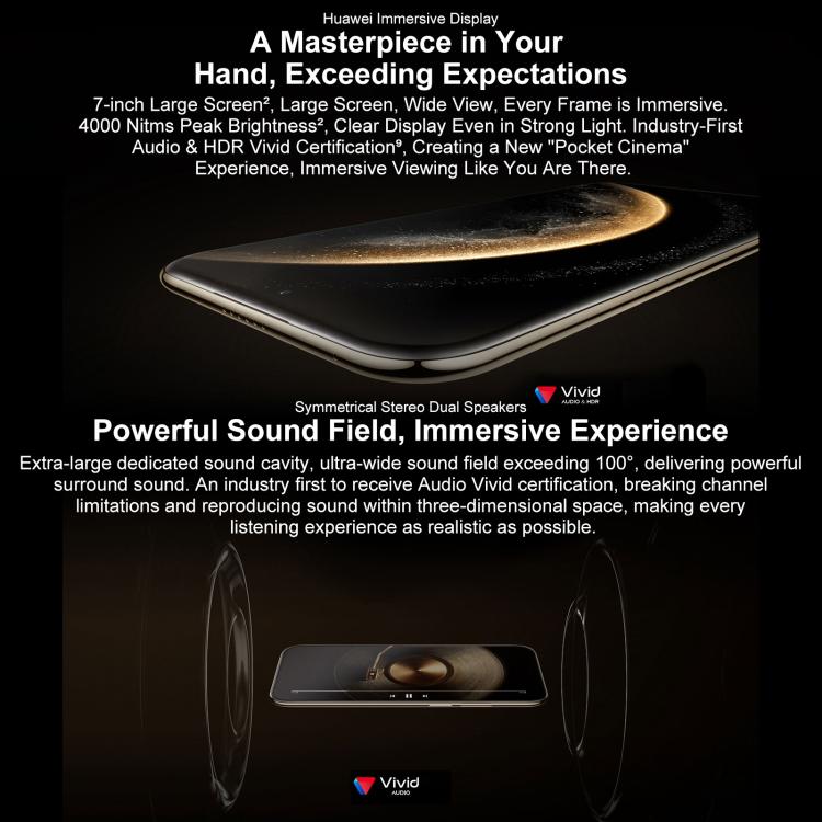 HUAWEI Mate 70 Air, 16GB+256GB, Side Fingerprint Identification, 7 inch HarmonyOS 5.1 Kirin 9020B, NFC, OTG, Not Support Google Play (Silver)