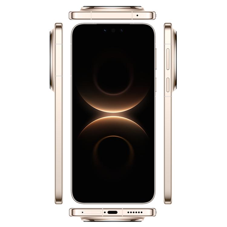 HUAWEI Mate 80 Pro, 16GB+512GB, Side Fingerprint Identification, 6.75 inch HarmonyOS 6.0 Kirin 9030, NFC, OTG, Not Support Google Play (Gold)