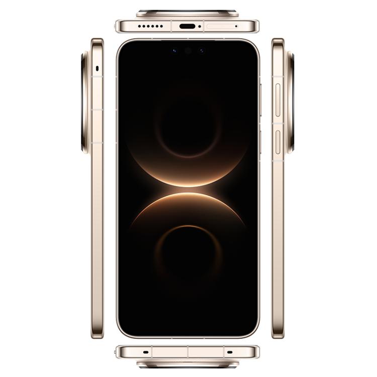 HUAWEI Mate 80 Pro Max, 16GB+512GB, Side Fingerprint Identification, 6.9 inch HarmonyOS 6.0 Kirin 9030 Pro, NFC, OTG, Not Support Google Play (Gold)