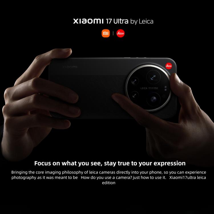 Xiaomi 17 Ultra By Leica, 16GB+1TB, 3D Ultrasonic Fingerprint, 6.9 inch Xiaomi HyperOS 3 Snapdragon 8 Elite Gen 5 Octa Core, NFC, Network: 5G (Beige White)
