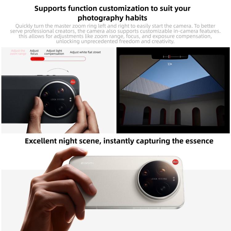 Xiaomi 17 Ultra By Leica, 16GB+512GB, 3D Ultrasonic Fingerprint, 6.9 inch Xiaomi HyperOS 3 Snapdragon 8 Elite Gen 5 Octa Core, NFC, Network: 5G (Black)