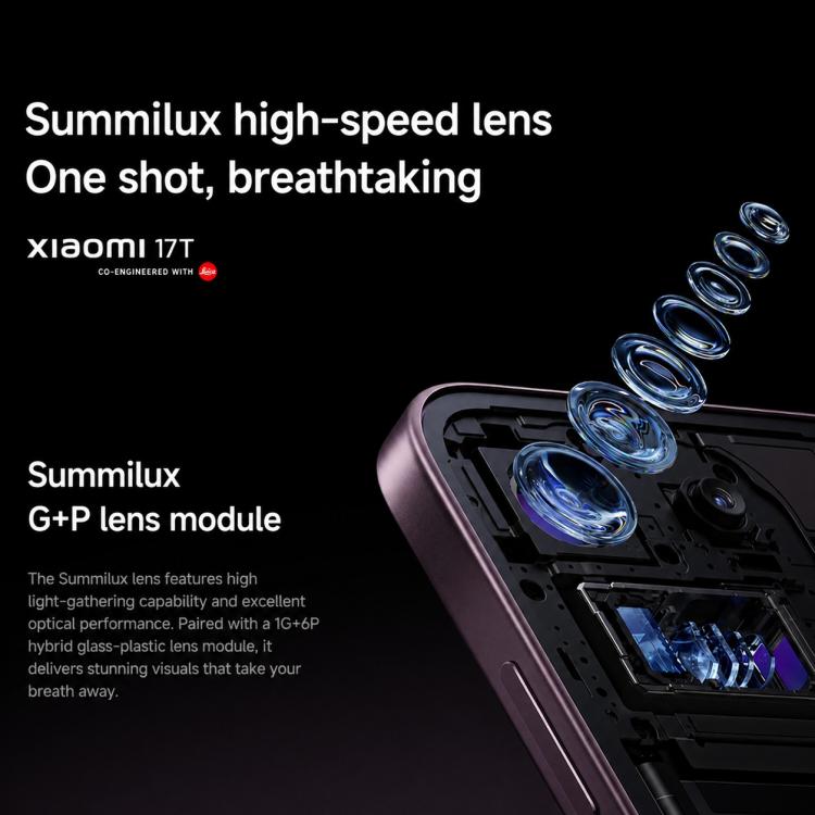 Xiaomi 17T, 12GB+256GB, Screen Fingerprint, 6.59 inch Xiaomi HyperOS 3 Dimensity 8500-Ultra Octa-Core, NFC, Network: 5G (White)