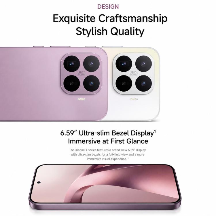 Xiaomi 17T, 12GB+512GB, Screen Fingerprint, 6.59 inch Xiaomi HyperOS 3 Dimensity 8500-Ultra Octa-Core, NFC, Network: 5G (Black)