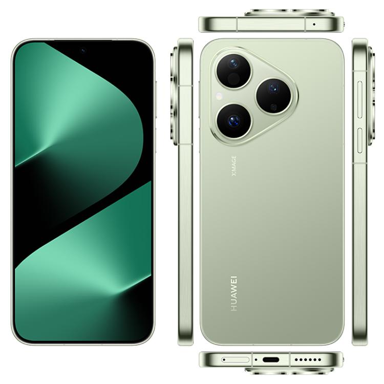 HUAWEI Pura 80, 12GB+512GB, Side Fingerprint Identification, 6.6 inch HarmonyOS 5.1, NFC, OTG, Not Support Google Play (Green)