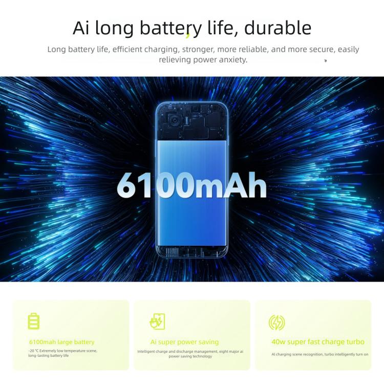 Huawei Maimang 40 5G, 12GB+256GB, 6.7 inch, Network: 5G, OTG, Not Support Google Play (Green)