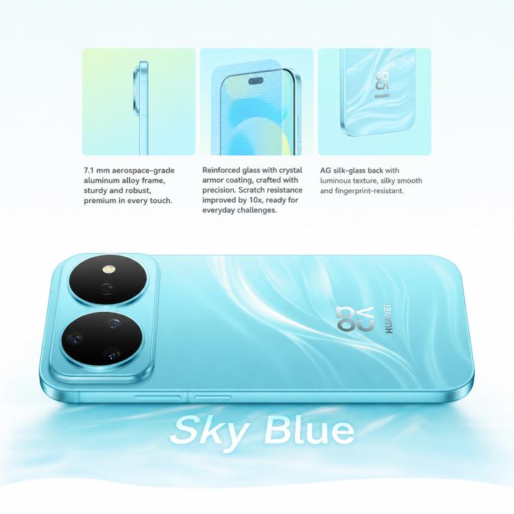 Huawei nova 16 Pro, 12GB+256GB, Side Fingerprint Identification, 6.84 inch HarmonyOS 6.1 Kirin 9010S Octa Cora, NFC, OTG, Not Support Google Play (White)