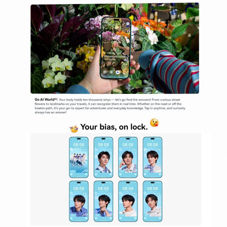 Huawei nova 16 Pro, 12GB+512GB, Side Fingerprint Identification, 6.84 inch HarmonyOS 6.1 Kirin 9010S Octa Cora, NFC, OTG, Not Support Google Play (White)