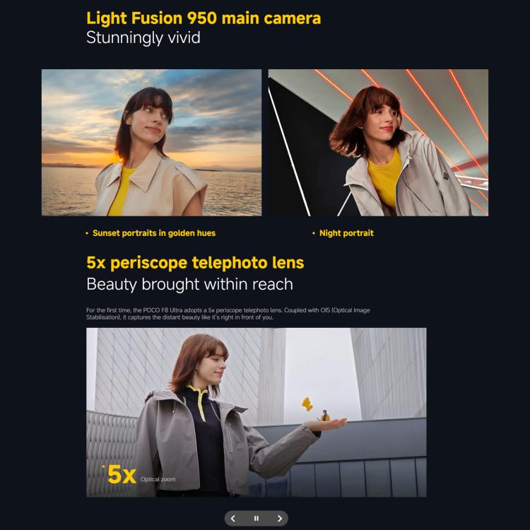 [HK Warehouse] Xiaomi POCO F8 Ultra Global, 12GB+256GB, In-screen Fingerprint, 6.9 inch Xiaomi HyperOS 3 Snapdragon 8 Elite Gen 5 Octa Core, NFC, Network: 5G (Black)