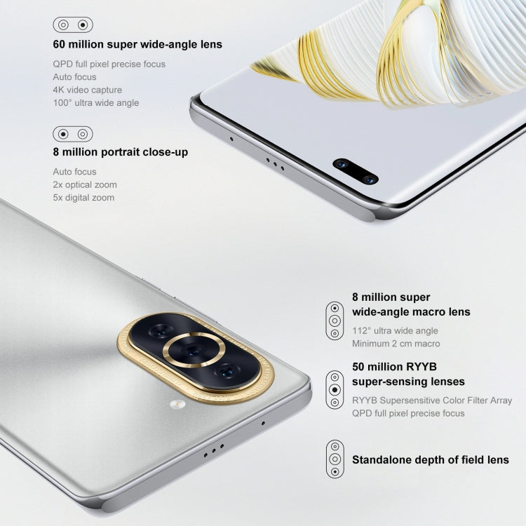 Huawei nova 10 Pro 4G GLA-AL00,128GB, 60MP Front Camera, China Version