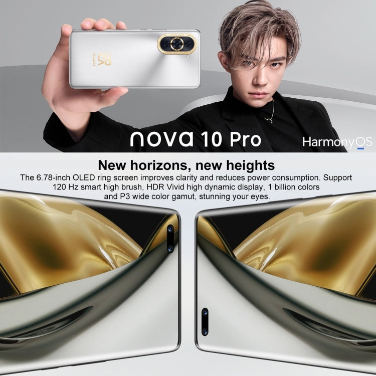 Huawei nova 10 Pro 4G GLA-AL00, 256GB, 60MP Front Camera, China Version