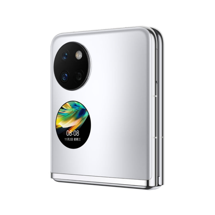 HUAWEI Pocket S 128GB BAL-AL60, 40MP Camera, China Version, Dual Back Cameras, Side Fingerprint Identification, 6.9 inch + 1.04 inch HarmonyOS 3.0 Snapdragon 778G Octa Core up to 2.42GHz, Network: 4G, OTG, NFC, Not Support Google Play(Silver)