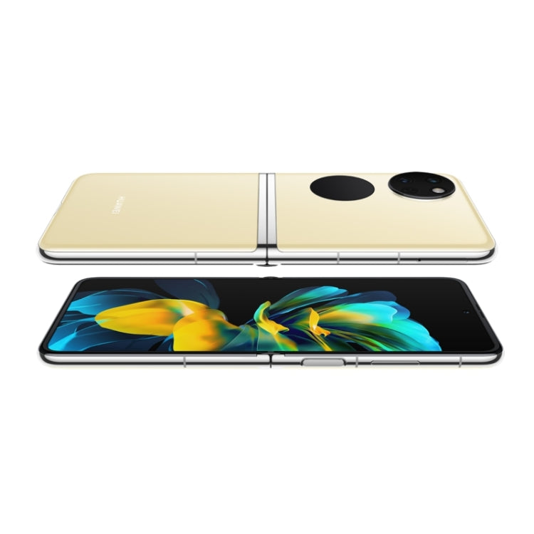 HUAWEI Pocket S 256GB BAL-AL60, 40MP Camera, China Version, Dual Back Cameras, Side Fingerprint Identification, 6.9 inch + 1.04 inch HarmonyOS 3.0 Snapdragon 778G Octa Core up to 2.42GHz, Network: 4G, OTG, NFC, Not Support Google Play(Gold)