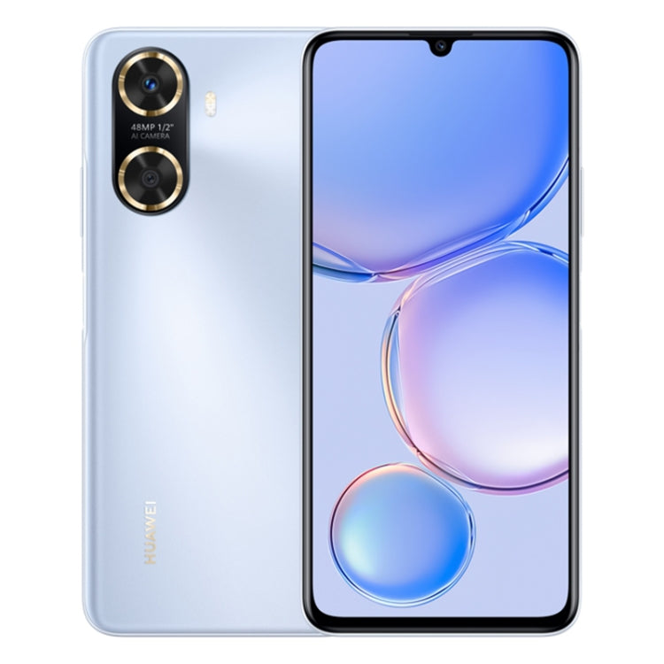 Huawei Enjoy 60 128GB MGA-AL40,  48MP Cameras, China Version, Dual Back Cameras, Face ID & Side Fingerprint Identification, 6000mAh Battery, 6.75 inch HarmonyOS 3.0 Octa Core, Network: 4G, OTG, Not Support Google Play(Blue)