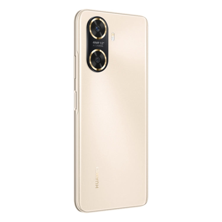Huawei Enjoy 60 256GB MGA-AL40,  48MP Cameras, China Version, Dual Back Cameras, Face ID & Side Fingerprint Identification, 6000mAh Battery, 6.75 inch HarmonyOS 3.0 Octa Core, Network: 4G, OTG, Not Support Google Play(Gold)