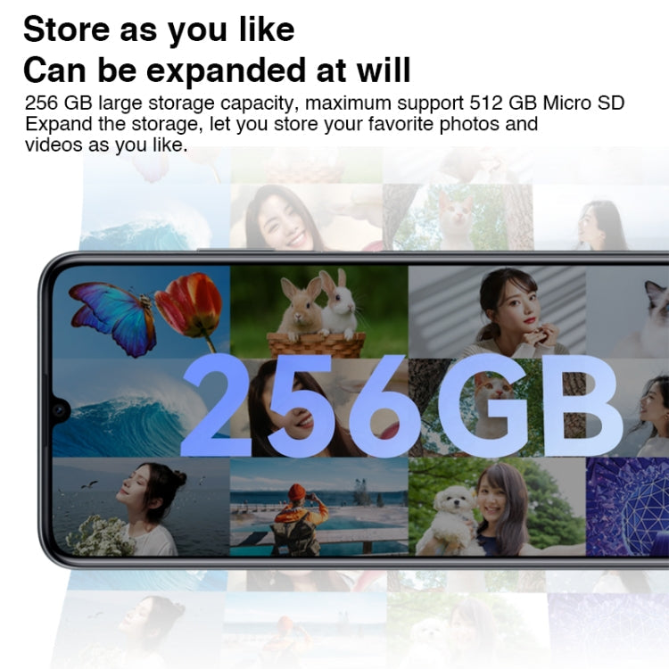 Huawei Enjoy 60 256GB MGA-AL40,  48MP Cameras, China Version, Dual Back Cameras, Face ID & Side Fingerprint Identification, 6000mAh Battery, 6.75 inch HarmonyOS 3.0 Octa Core, Network: 4G, OTG, Not Support Google Play(Blue)