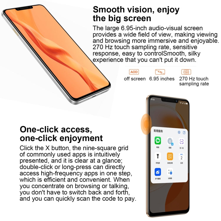 Huawei Enjoy 60X 128GB STG-AL00, China Version, Dual Back Cameras, Side Fingerprint Identification, 7000mAh Battery, 6.95 inch HarmonyOS 3.0 Qualcomm Snapdragon 680 Octa Core 2.4GHz, Network: 4G, OTG, NFC, Not Support Google Play(Black)