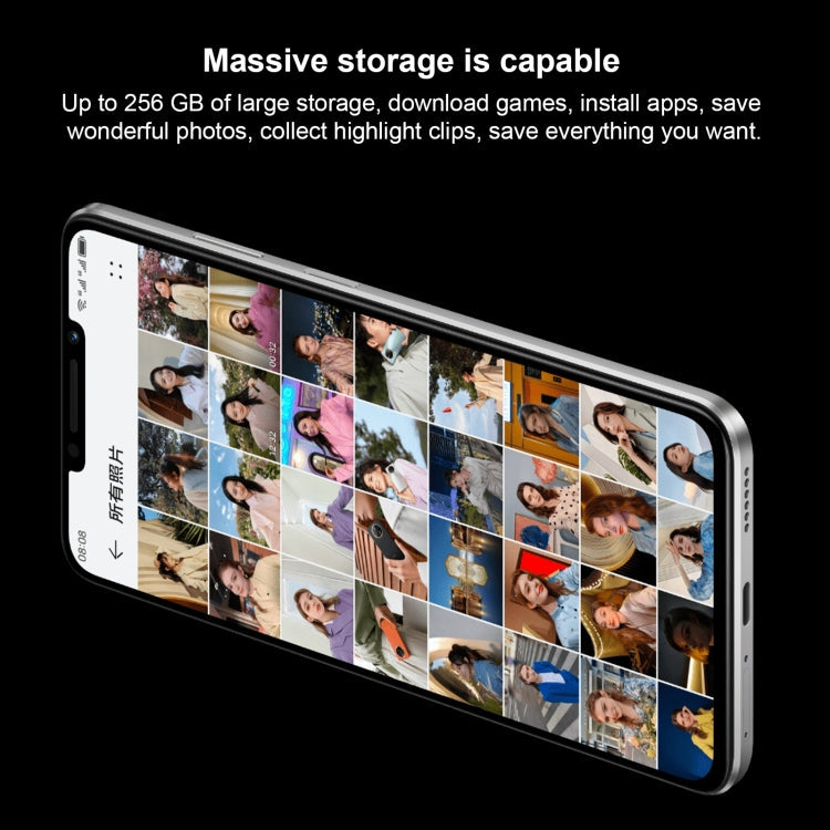 Huawei Enjoy 60X 256GB STG-AL00, China Version, Dual Back Cameras, Side Fingerprint Identification, 7000mAh Battery, 6.95 inch HarmonyOS 3.0 Qualcomm Snapdragon 680 Octa Core 2.4GHz, Network: 4G, OTG, NFC, Not Support Google Play(Silver)
